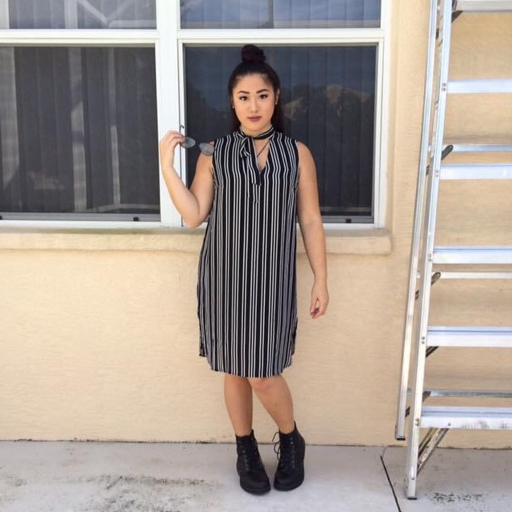Striped Business Casual Dress